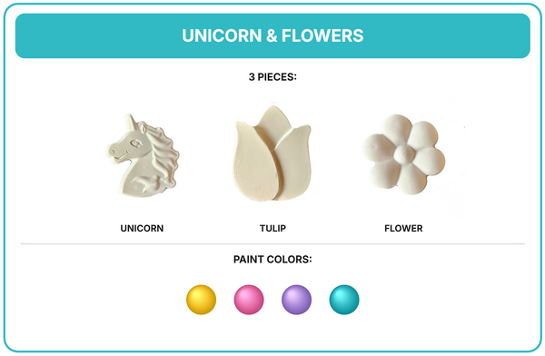 Ready to Gift Bundled Kits — Unicorn & Flowers